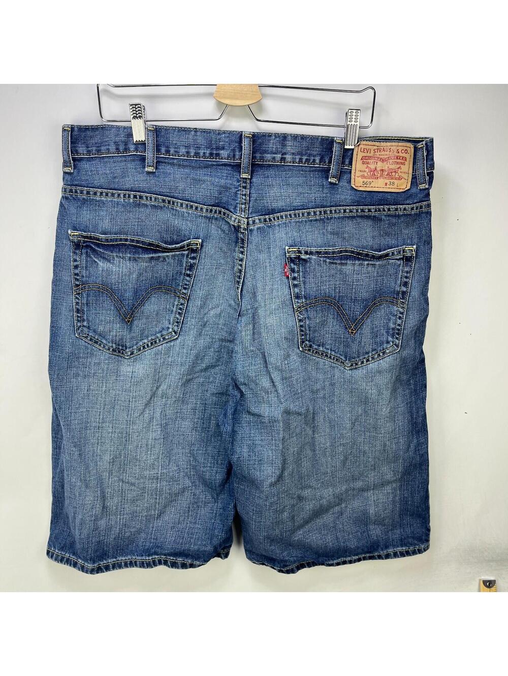 Vintage Levi's 569 Loose Straight Denim Jean Shorts W38